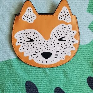 Monki Orange Fox Coin Purse